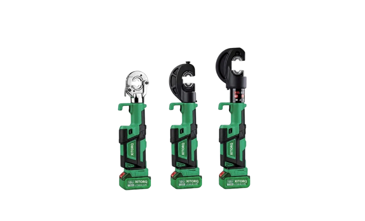 Instrument hidraulic de sertizare litiu-ion de 18 V — Forță 60-120 kN, pentru terminale de cablu Cu/Al de 10-400 mm²