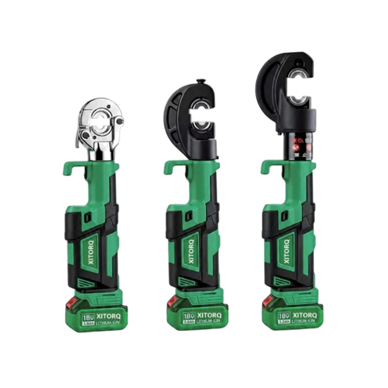 Instrument hidraulic de sertizare litiu-ion de 18 V — Forță 60-120 kN, pentru terminale de cablu Cu/Al de 10-400 mm² Instrument hidraulic de sertizare litiu-ion de 18 V — Forță 60-120 kN, pentru terminale de cablu Cu/Al de 10-400 mm²