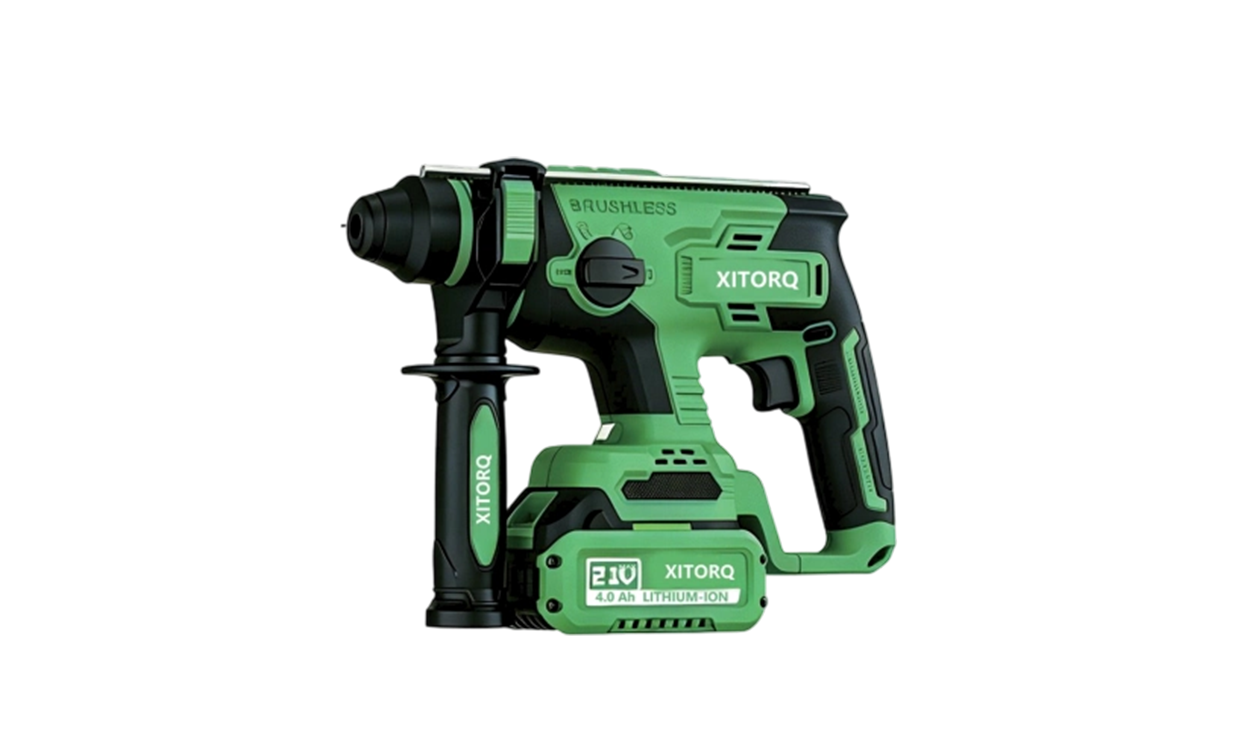 XJ.709 Ciocan rotativ fără perii cu magnetice înaltă, litiu-ion, 21 V — Mandrină SDS-plus, energie de impact de 1,7 J