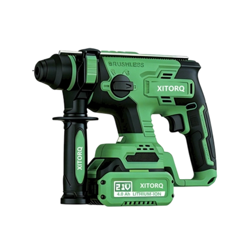 XJ.709 Ciocan rotativ fără perii cu magnetice înaltă, litiu-ion, 21 V — Mandrină SDS-plus, energie de impact de 1,7 J XJ.709 Ciocan rotativ fără perii cu magnetice înaltă, litiu-ion, 21 V — Mandrină SDS-plus, energie de impact de 1,7 J