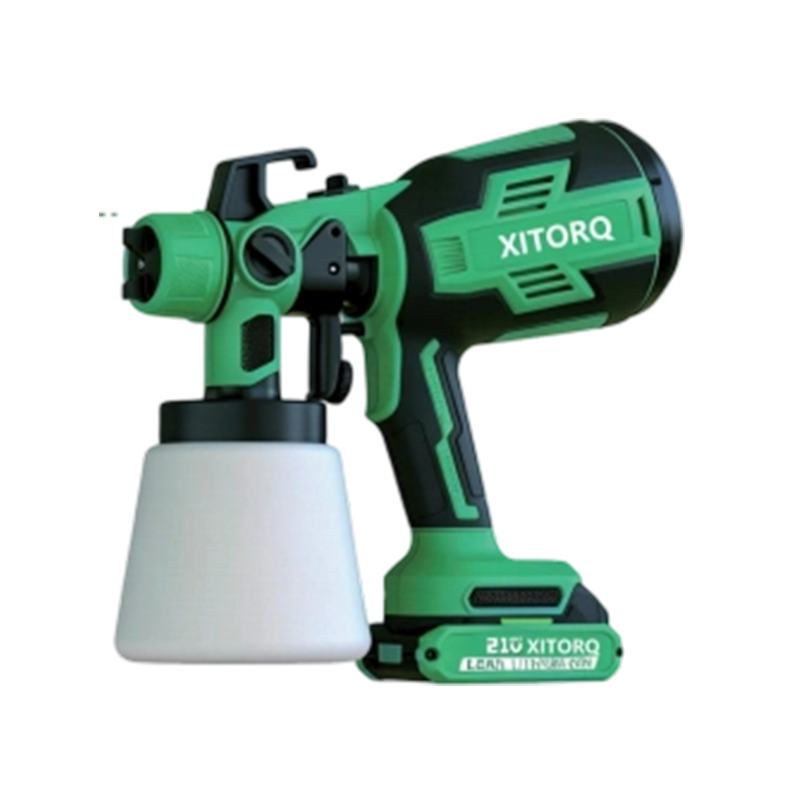 Pistol de pulverizare fără fir cu litiu-ion de 21 V (model de avion mic) - Atomizare la presiune înaltă, nu este nevoie de compresor Pistol de pulverizare fără fir cu litiu-ion de 21 V (model de avion mic) - Atomizare la presiune înaltă, nu este nevoie de compresor